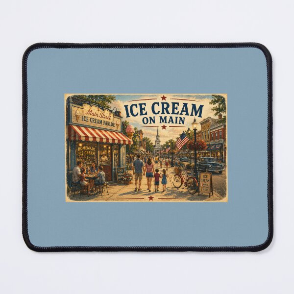 Item preview, Ice Cream on Main — America Celebrates 250 designed and sold by Novel Works Studio.