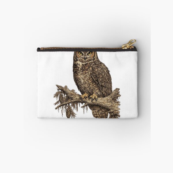 Item preview, Great Horned Owl Night Watch designed and sold by KrungiT Design .