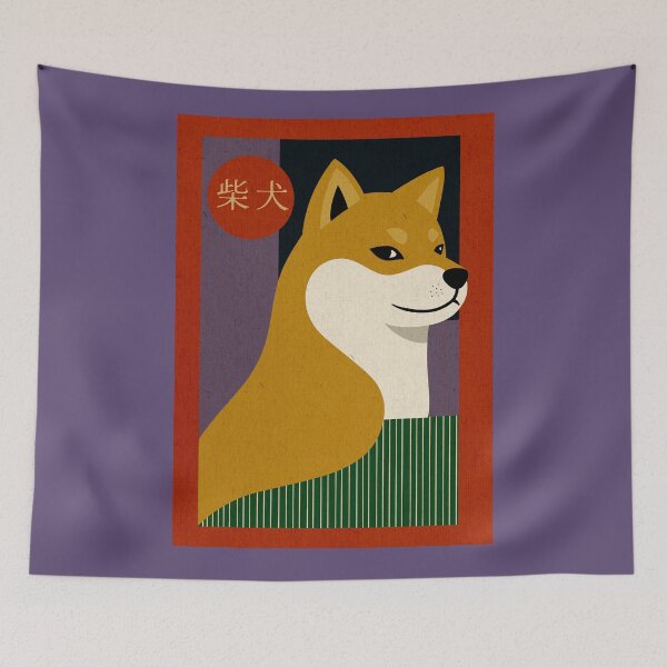 Item preview, Japanese Dogs: Shiba Inu  designed and sold by ellealsopaints.
