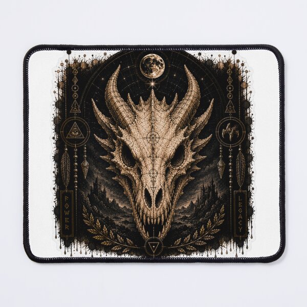 Item preview, Dragon Skull Celestial Night designed and sold by PatternFly.