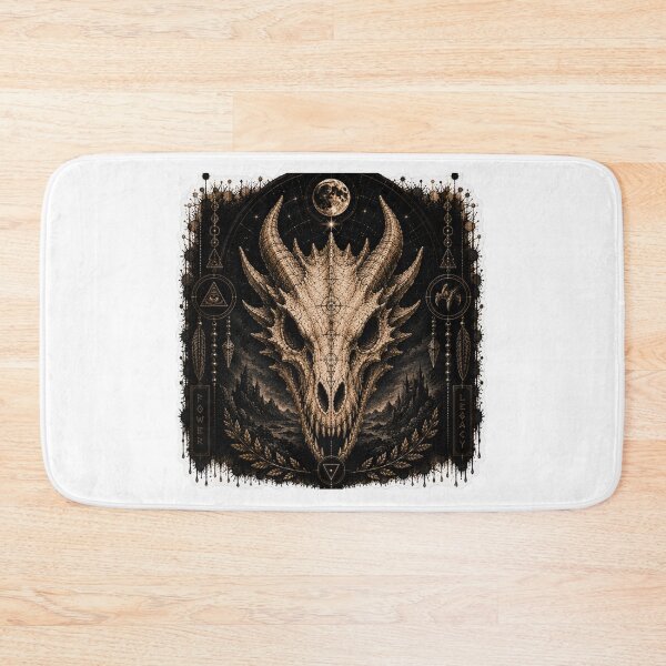 Item preview, Dragon Skull Celestial Night designed and sold by PatternFly.