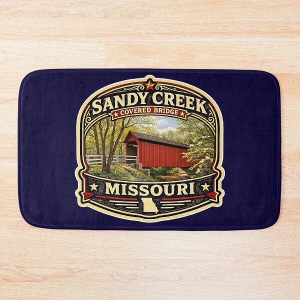 Item preview, Sandy Creek Covered Bridge Rustic designed and sold by gotucoveredart.