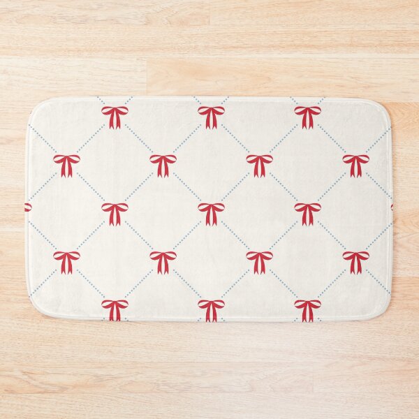 Item preview, Seamless red bow pattern for gift wrap and decor designed and sold by Rue Market.