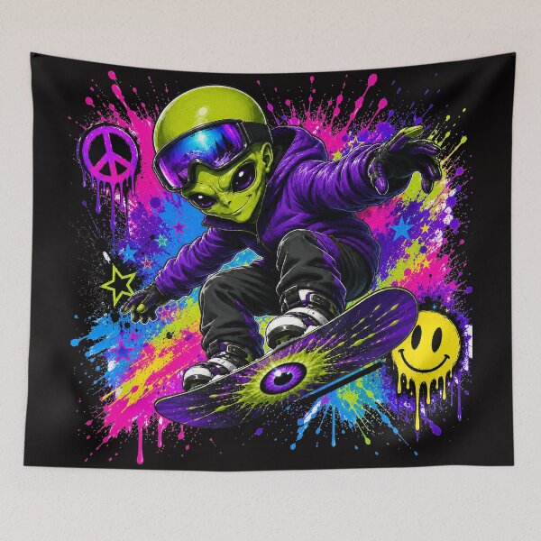 Item preview, ALIEN DYNAMIX - SNOWBOARDER  designed and sold by stuph4kewlkidz.