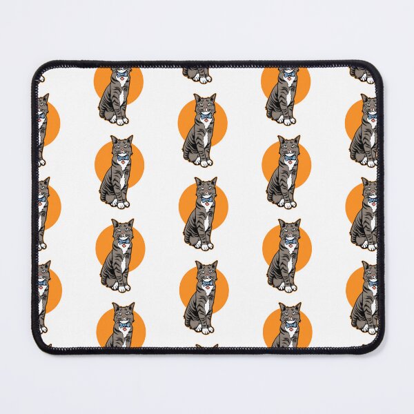 Item preview, Cute Tabby Cat with Bow Tie Vector Illustration designed and sold by phsycartwork.