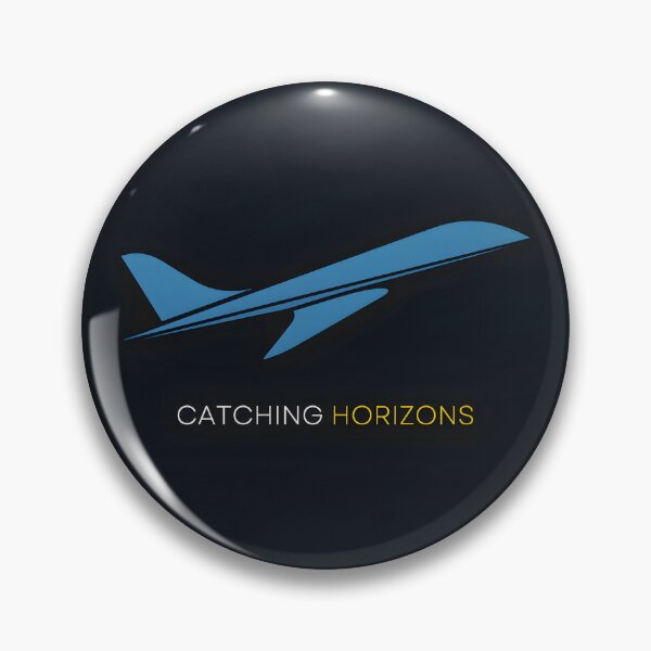 Item preview, Catching Horizons Minimalist Airplane Art-Blue  designed and sold by WingLink.