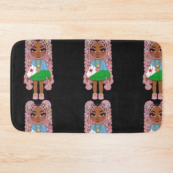 Item preview, Djibouti Kawaii Girl – Cute Flag Fashion Doll | Djibouti Pride designed and sold by DjibProp.