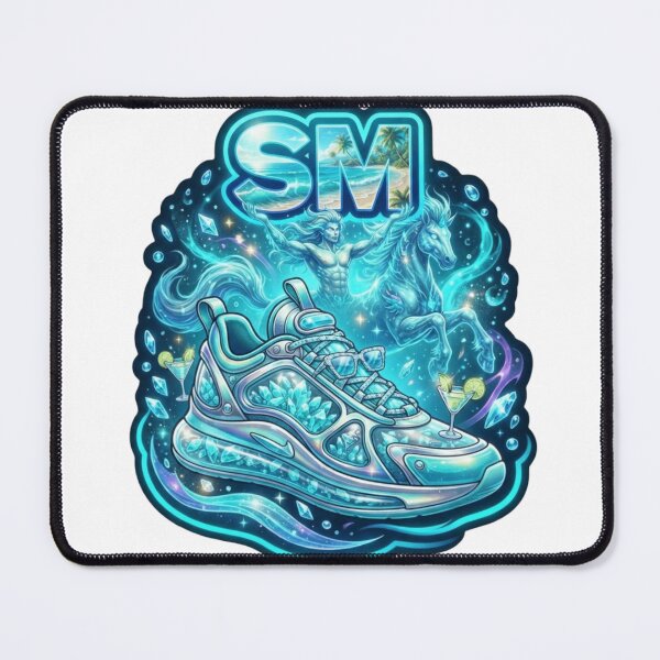 Item preview, Ocean Centaur Futuristic Sneaker Sticker designed and sold by Imaginarium of Chaos falcon88 .
