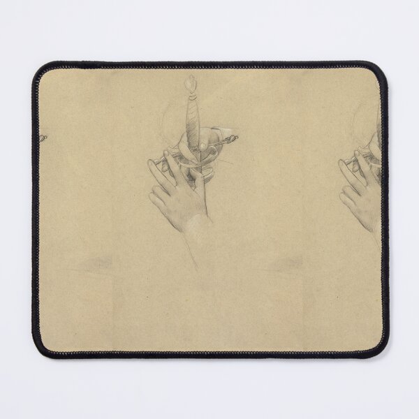 Item preview, Hands Holding Rapier Sword Pencil Study designed and sold by artofuniverse.