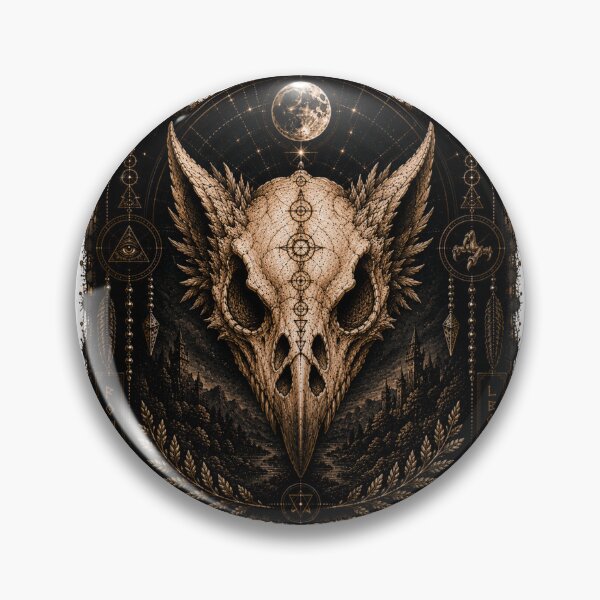 Item preview, Griffin Skull Celestial Night designed and sold by PatternFly.