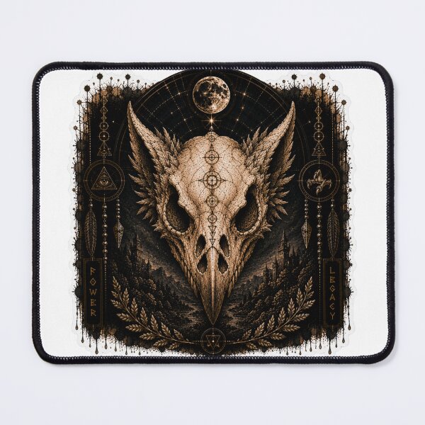 Item preview, Griffin Skull Celestial Night designed and sold by PatternFly.
