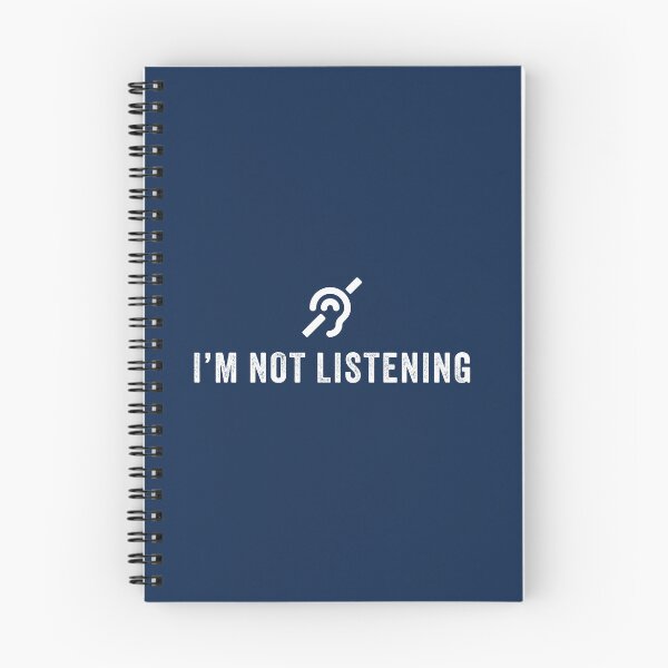 Item preview, I'm not listening Quote designed and sold by Colorsandpixels.