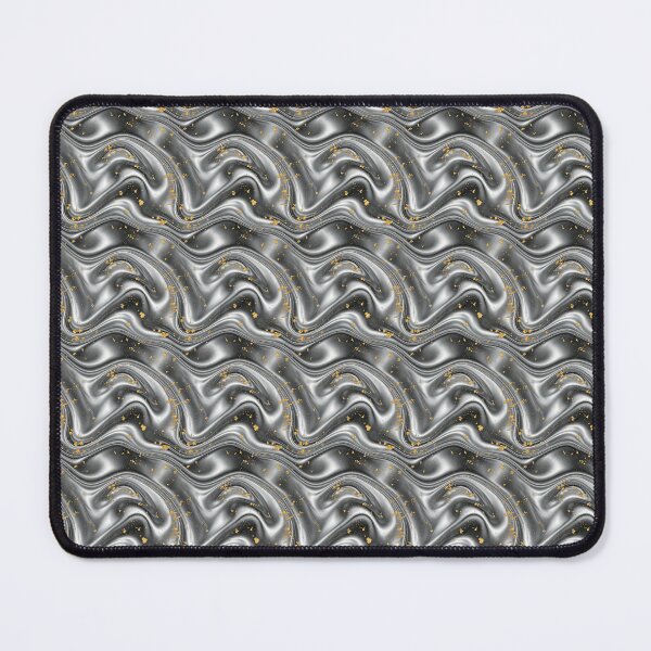 Item preview, Silver Gold Wave Metallic Pattern designed and sold by Pioneer Spirit Market.