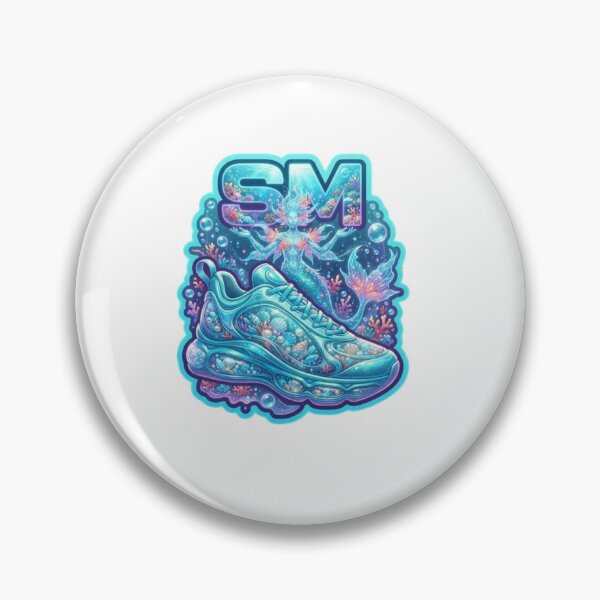 Item preview, Mermaid Spirit Futuristic Sneaker Sticker designed and sold by Imaginarium of Chaos falcon88 .