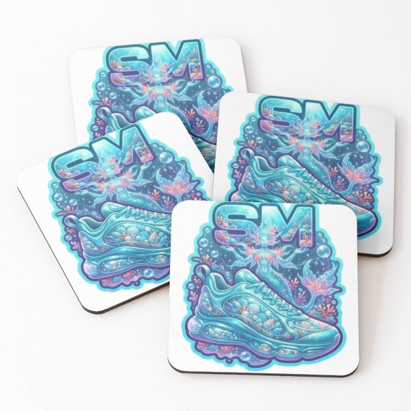 Item preview, Mermaid Spirit Futuristic Sneaker Sticker designed and sold by Imaginarium of Chaos falcon88 .