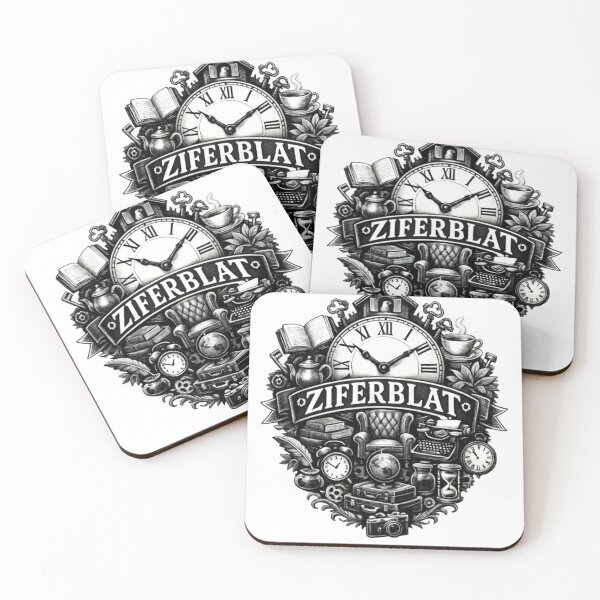 Item preview, Ziferblat Vintage Clock Library Aesthetic designed and sold by CatLovers Studio.