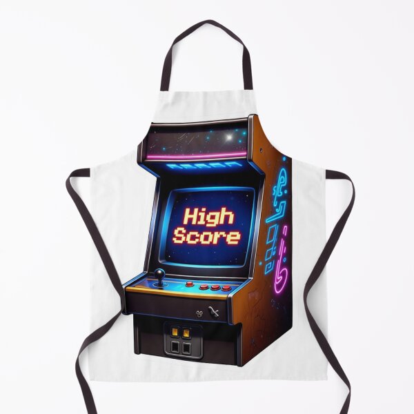 Item preview, Neon Arcade Cabinet High Score Sticker - Retro Cyberpunk Gaming Aesthetic designed and sold by GeekStickerLab.
