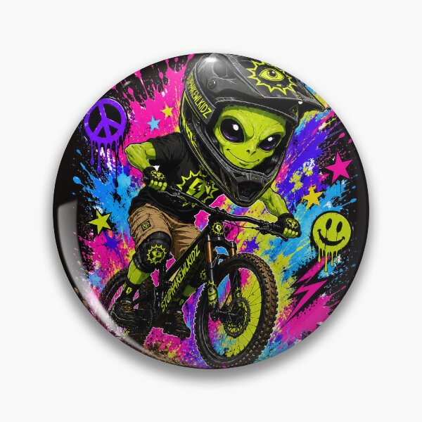Item preview, ALIEN DYNAMIX - MOUNTAIN BIKER designed and sold by stuph4kewlkidz.