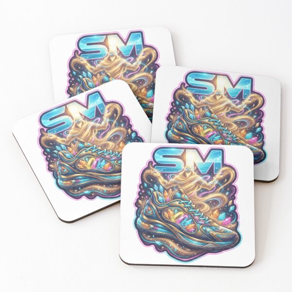 Item preview, Beach Djinn Futuristic Sneaker Sticker designed and sold by Imaginarium of Chaos falcon88 .