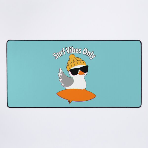 Item preview, Kawaii Surfer Seagull with Hat | Surf Vibes Beach Only designed and sold by AstronautMerch.