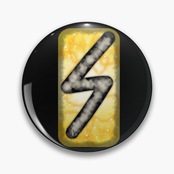 Item preview, Sowilo Rune designed and sold by dragonthorn-art.