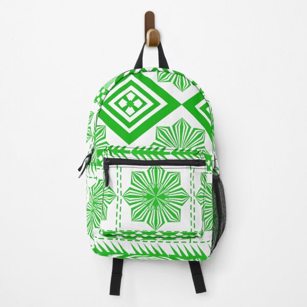 Item preview, Green Ethnic Geometric Seamless Border Pattern with Floral and Diamond Motifs designed and sold by Ei-Ei.
