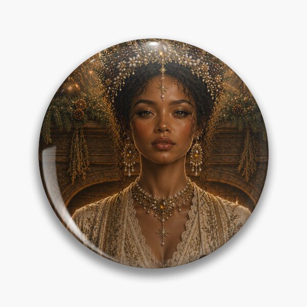 Item preview, The Hearth Keeper | Winter Cottagecore Queen Fantasy Art Print | Celestial Dark Academia Goddess designed and sold by MissSaylor.