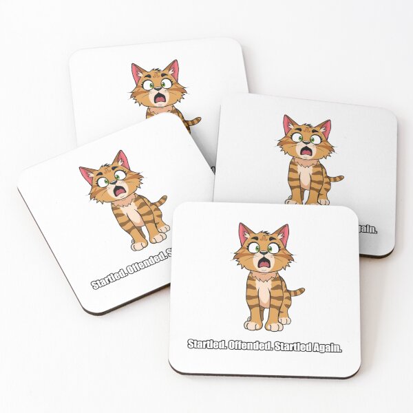 Item preview, Tabby Cat - Startled Offended Startled Again - Cat Gift designed and sold by pawdrops.