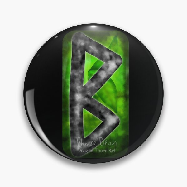 Item preview, Berkano Rune designed and sold by dragonthorn-art.