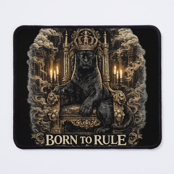 Item preview, Born To Rule – Gothic Panther King designed and sold by designbyuzi.