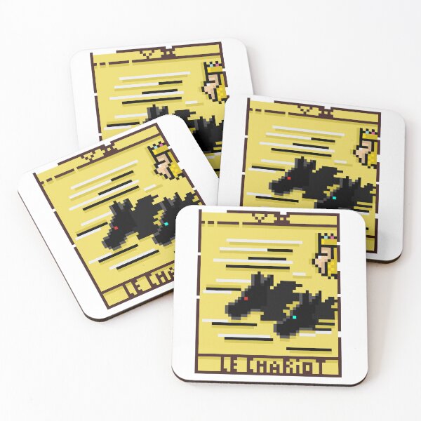 Item preview, The Chariot Tarot Card Pixel Art designed and sold by RetroRlx.