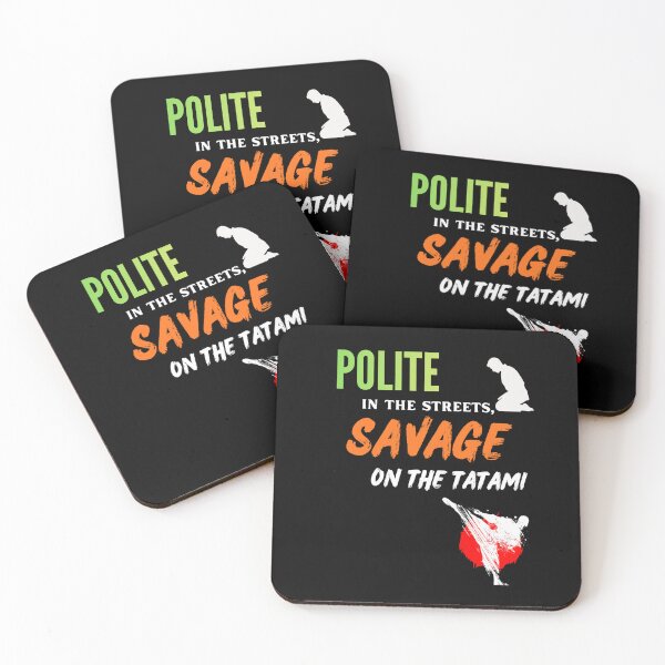 Item preview, Educado en la calle, salvaje en el tatami - Camiseta de kárate designed and sold by PowerKanjiFit.