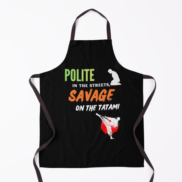 Item preview, Polite In The Streets Savage On The Tatami - Karate T-Shirt designed and sold by PowerKanjiFit.