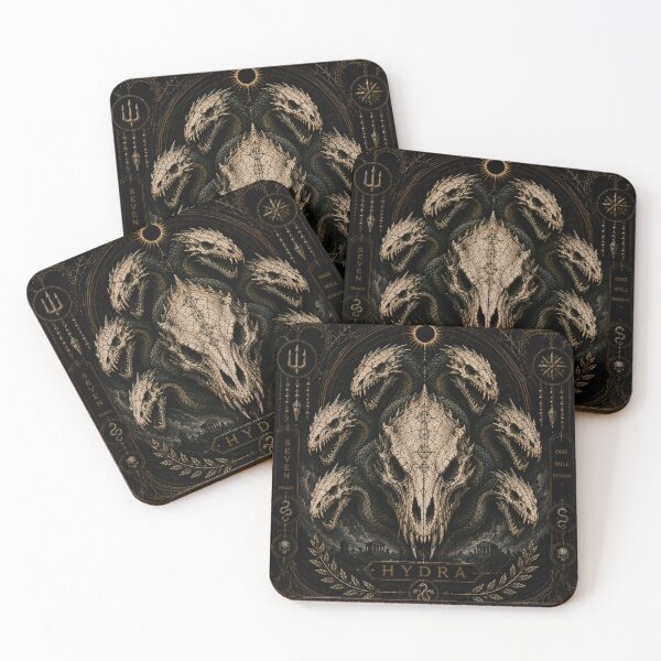 Item preview, Hydra Skull Celestial Night designed and sold by PatternFly.