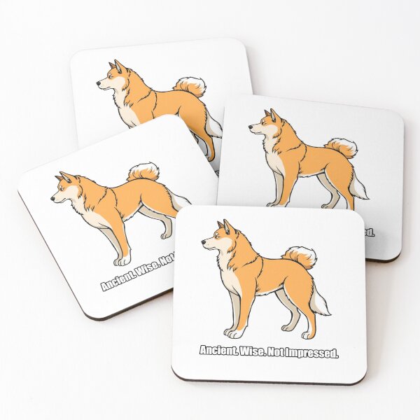 Aperçu de l'œuvre Akita - Ancient Wise Not Impressed - Funny Akita Gift créée et vendue par pawdrops.