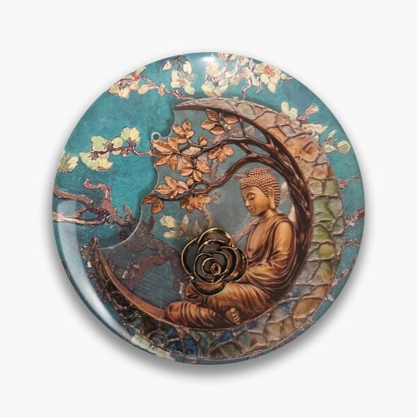 Item preview, Buddha with rose in a tree designed and sold by ArtbyDeeDeeO.
