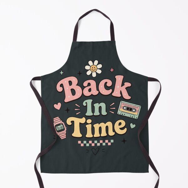 Item preview, Back In Time Retro Cute Vintage Typography | Kawaii Nostalgia Aesthetic Sticker designed and sold by Sanika arts .