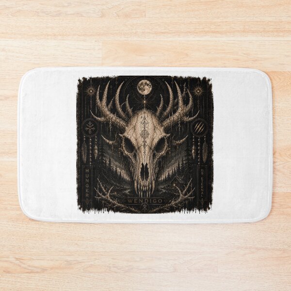 Item preview, Wendigo Skull Celestial Night designed and sold by PatternFly.