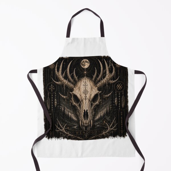 Item preview, Wendigo Skull Celestial Night designed and sold by PatternFly.