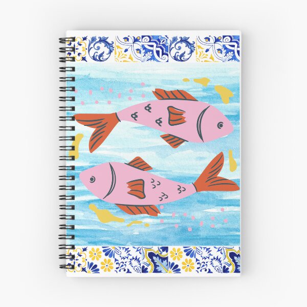 Item preview, Portuguese Sardines & Ceramic Tile Pattern – Coastal Fish Illustration designed and sold by NightSpell.