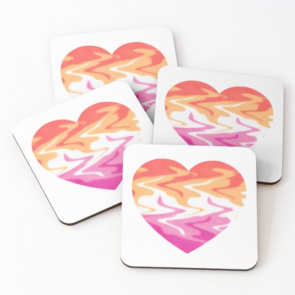 Item preview, Abstract Lesbian Flag designed and sold by Comet and Crafts.