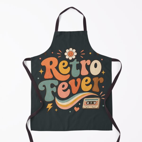 Item preview, Retro Fever Cute Groovy Typography | Vintage 70s Aesthetic Retro Quote Sticker designed and sold by Sanika arts .