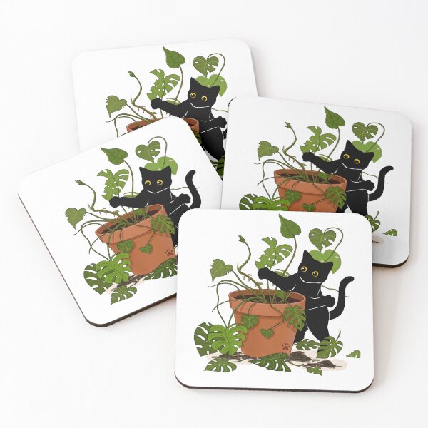 Item preview, Cat and Plant  designed and sold by PurrfectHome.