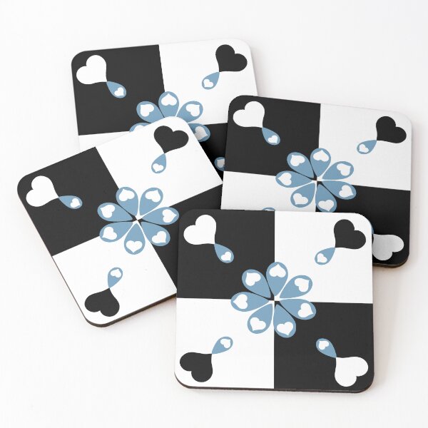 Item preview, Love Tears Flowers on Checkers designed and sold by Digitalmyth's Designs.