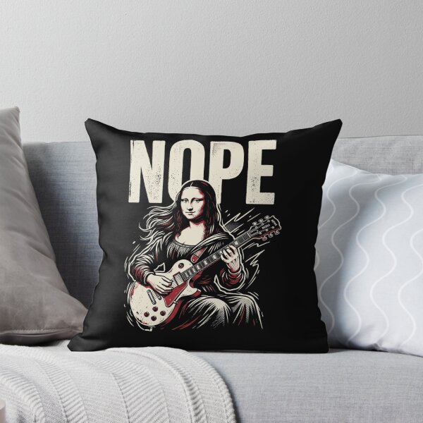 Item preview, NOPE Mona Lisa Playing Guitar designed and sold by DesignedByMarty.
