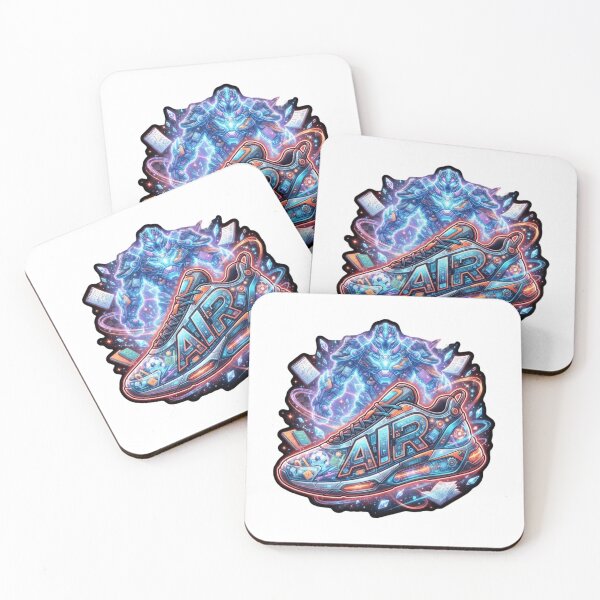 Item preview, Sneaker Titan Futuristic Sneaker Sticker designed and sold by Imaginarium of Chaos falcon88 .