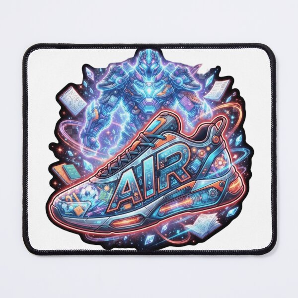 Item preview, Sneaker Titan Futuristic Sneaker Sticker designed and sold by Imaginarium of Chaos falcon88 .