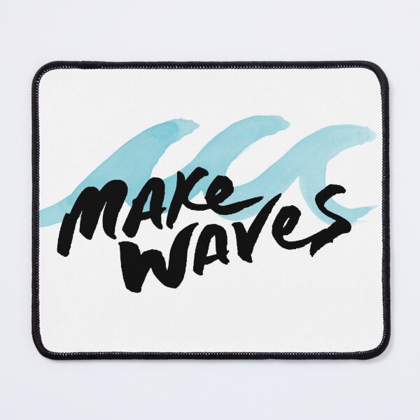 Item preview, Make Waves Blue Watercolor designed and sold by Acadianpurls.