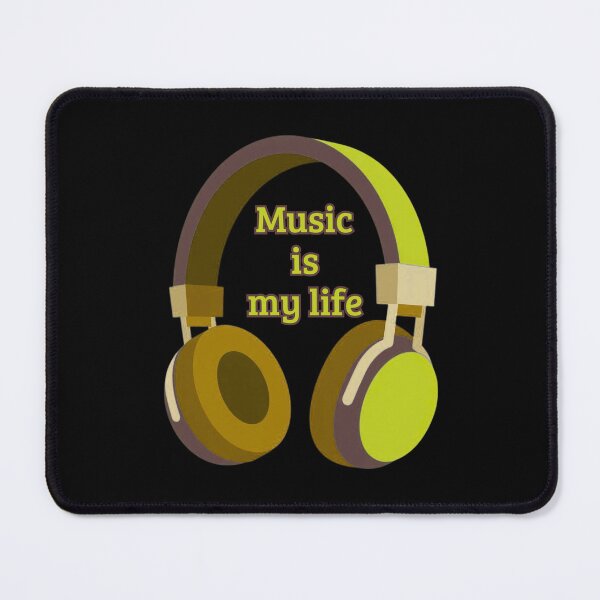 Item preview, Music Is My Life Headphones – Festival Music Lover Quote | EDM DJ Concert Design designed and sold by VariusDesigns.
