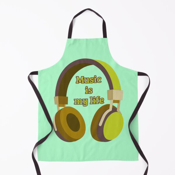 Item preview, Music Is My Life Headphones – Festival Music Lover Quote | EDM DJ Concert Design designed and sold by VariusDesigns.